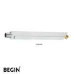 BEGIN Ceiling Square Shower Rod 45 Degree AD0192