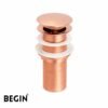 Pop Up Waste Coupling 5 Inch Rose Gold AA0071RG | Begin Faucets