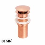 Pop Up Waste Coupling 5 Inch Rose Gold AA0071RG | Begin Faucets