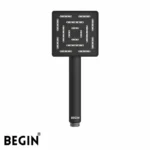 Square Hand Shower Matte Black AB2102MB | Begin Faucets