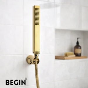Gold hand shower