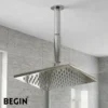 Ceiling Mounted 6inch Round Shower Rod AD0180 | Begin