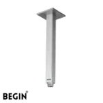 Square Ceiling Shower Arm AD0187 – Overhead Shower Arm | Begin Faucets
