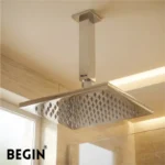 Square Ceiling 9 Inch Shower Arm AD0187 – Ceiling Shower Arm | Begin