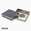 Tile Insert Drain Channel 5x5 AD0350 | Begin Faucets
