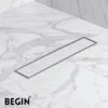 Tile Insert Drain 4X18 inch with Flip Bowl AD0503 | Begin Faucets