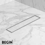 Tile Insert Drain 4X18 inch with Flip Bowl AD0503 | Begin Faucets