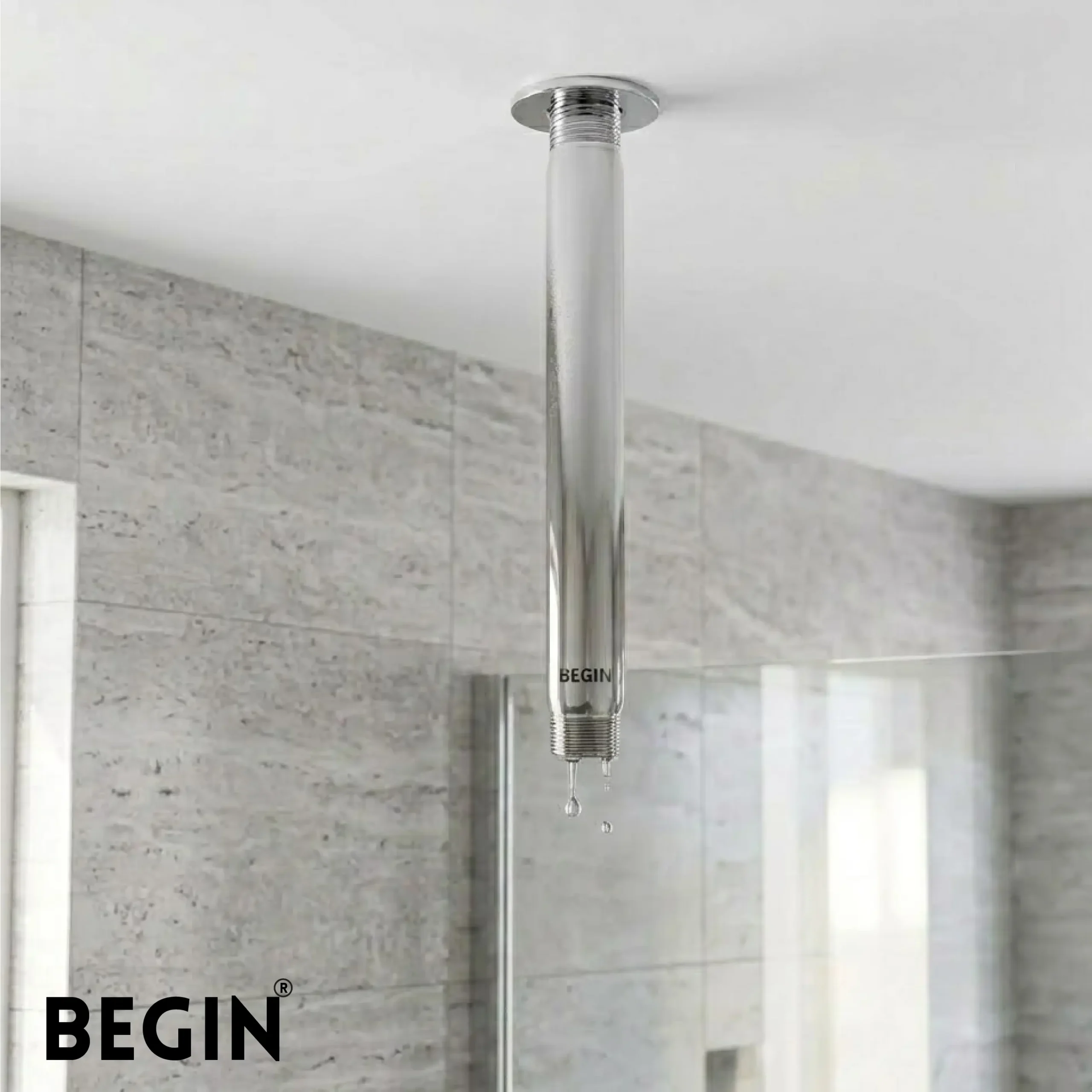 CEILING MOUNTED SHOWER ARM