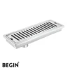 Line Drain with Flip Bowl 100x450 mm AD0622 | Begin Faucets