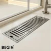 Line Drain with Flip Bowl 100x450 mm AD0622 | Begin