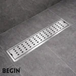 Box Drain with Flip Bowl – 100×600 mm Stainless Steel