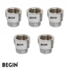 Brass Extension Nipple 1 Inch (25mm) AA0001 – Pipe Connector | Begin Faucets
