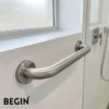 Stainless Steel Grab Bar AD0253 –18 Inch- Bathroom Safety Handle | Begin
