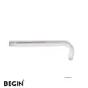 L Bend Shower Arm 9 Inch Wall Mount AD0150 – Begin Faucets