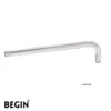 L Bend Shower Arm 18 Inch Wall Mount AD0153 – Begin Faucets