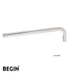 BEGIN 18 Inch L Band Shower Arm Wall Mount AD0153