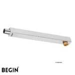 BEGIN 12 Inch Square Shower Arm Wall Mount AD0161