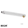 Square Shower Arm 15 Inch Wall Mount AD0162 – Begin Faucets