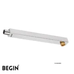 BEGIN 15 Inch Square Shower Arm Wall Mount AD0162