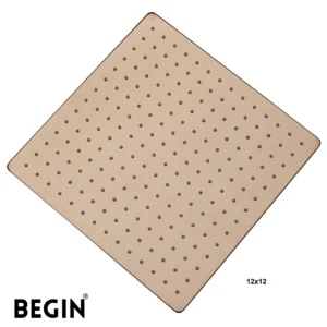 BEGIN Master Square 12x12 Gold Glossy Shower AB3154GG
