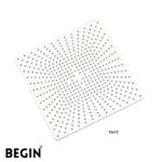 BEGIN Soft 12x12 Inch Square Overhead Shower AB3174