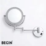 LED Magnifying Mirror AC0080 – Premium Bathroom Mirror | Begin Faucets