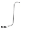 S Bend Round Shower Rod AD0196 | Begin Faucets