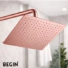 Rose Gold Overhead Shower 8x8 AB3152RG – Begin Faucets