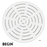 Overhead Shower Round 10x10 AB3123 | MAZE by Begin Faucets