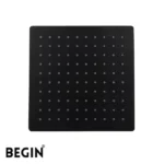 Matte Black Rain Shower 8x8 AB3152MB  Premium Overhead Shower | Begin Faucets