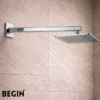 Square Shower Arm 24 Inch Wall Mount AD0164 – Begin Faucets