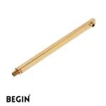 Begin Glossy Gold Square Shower Arm Wall Mount  AD0166GG
