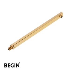 Shower rod gold glossy