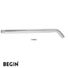 Round Shower Rod 45 Degree AD0170 | Begin Faucets