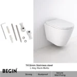 SS L Key Bracket 12mm AE0040 | Begin Faucets SS L Bracket