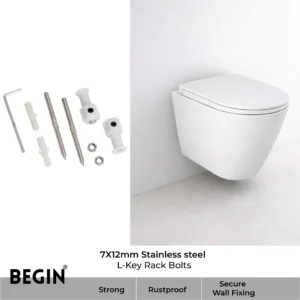 SS L Key Bracket 12mm AE0040 | Begin Faucets SS L Bracket