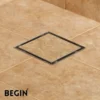 Tile Insert Shower Drain 6x6 AD0351 – Concealed Floor Drain | Begin Faucets