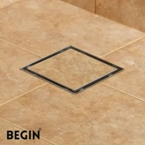 Tile Insert Shower Drain 6x6 AD0351 – Concealed Floor Drain | Begin Faucets