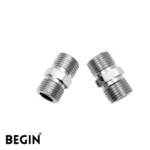 CP Hex Brass Nipple AA0179 – Chrome Plated Pipe Connector | Begin Faucets