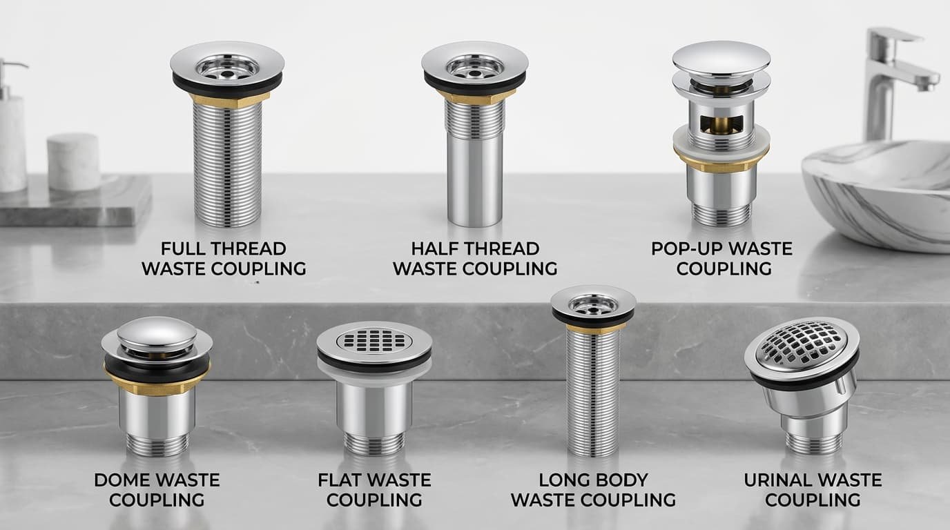 Waste Coupling Types
