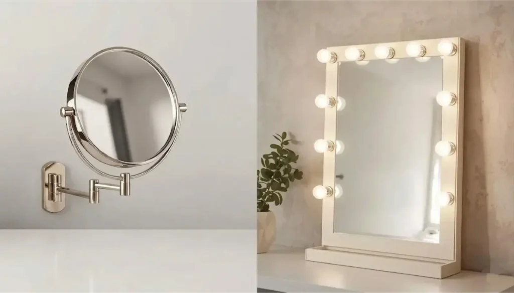 Magnifying Mirror vs Vanity Mirror