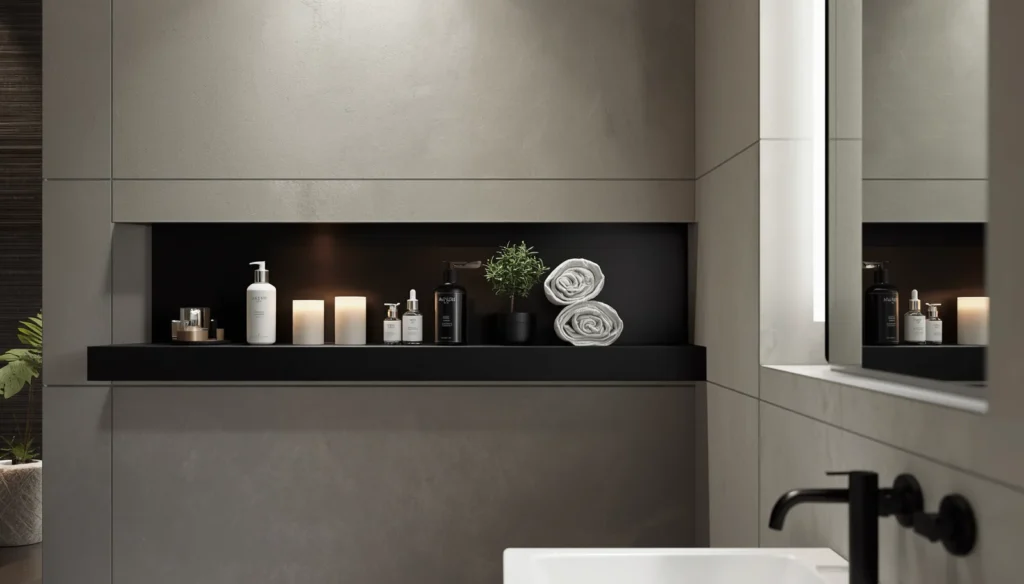 Matte Black Towel Ring