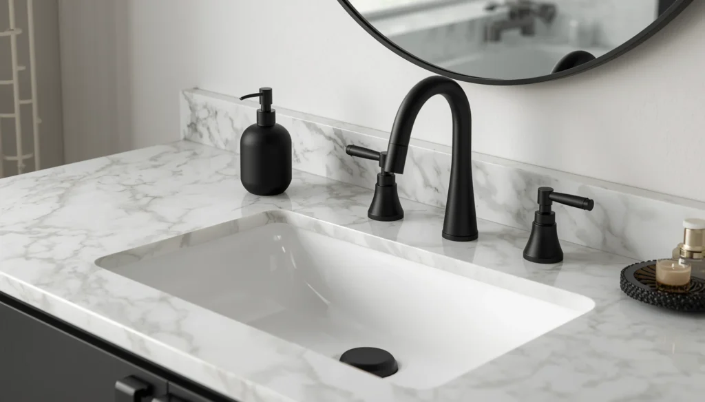 Matte Black Soap Dispenser