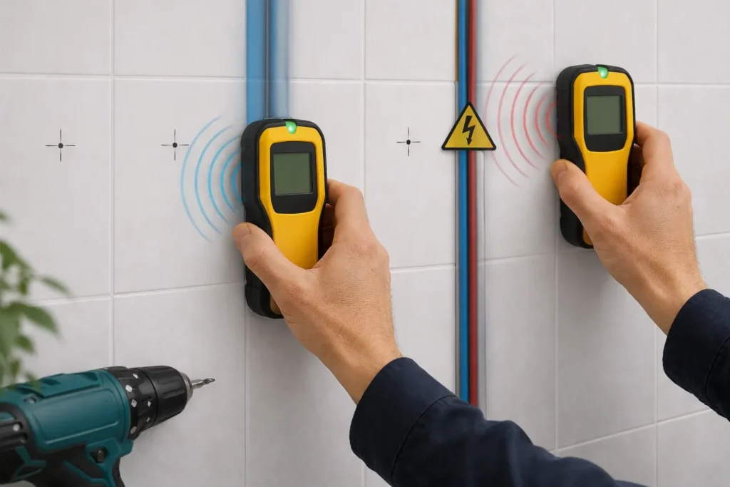 Check for Pipes and Cables
