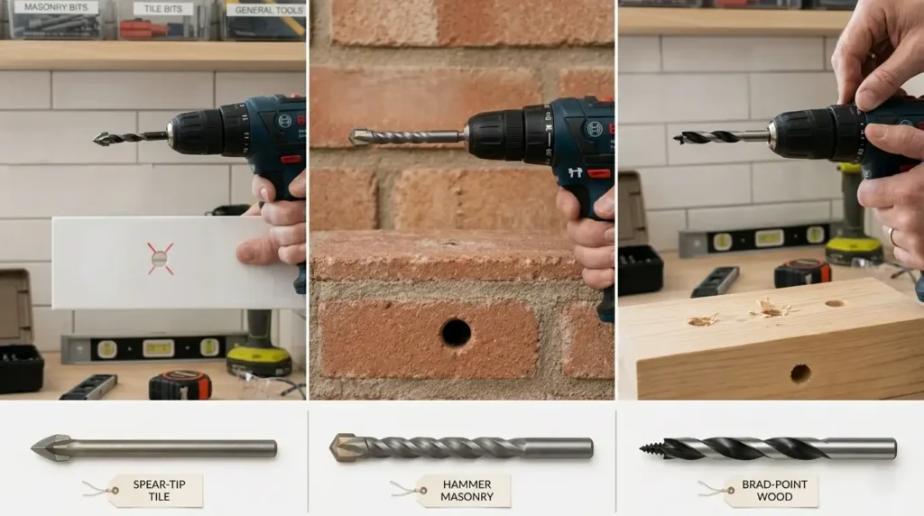 Get the Right Drill Bit on There
