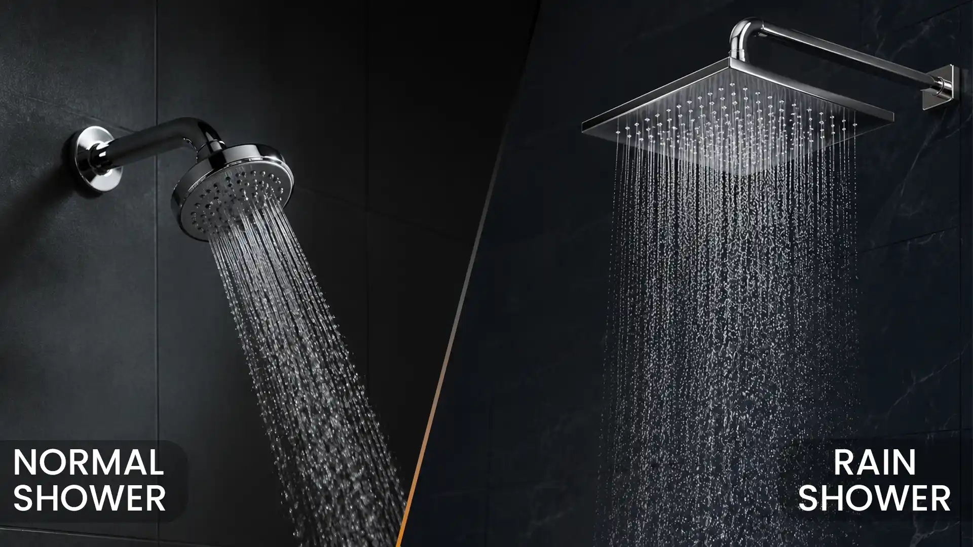 Rain Shower vs Normal Shower