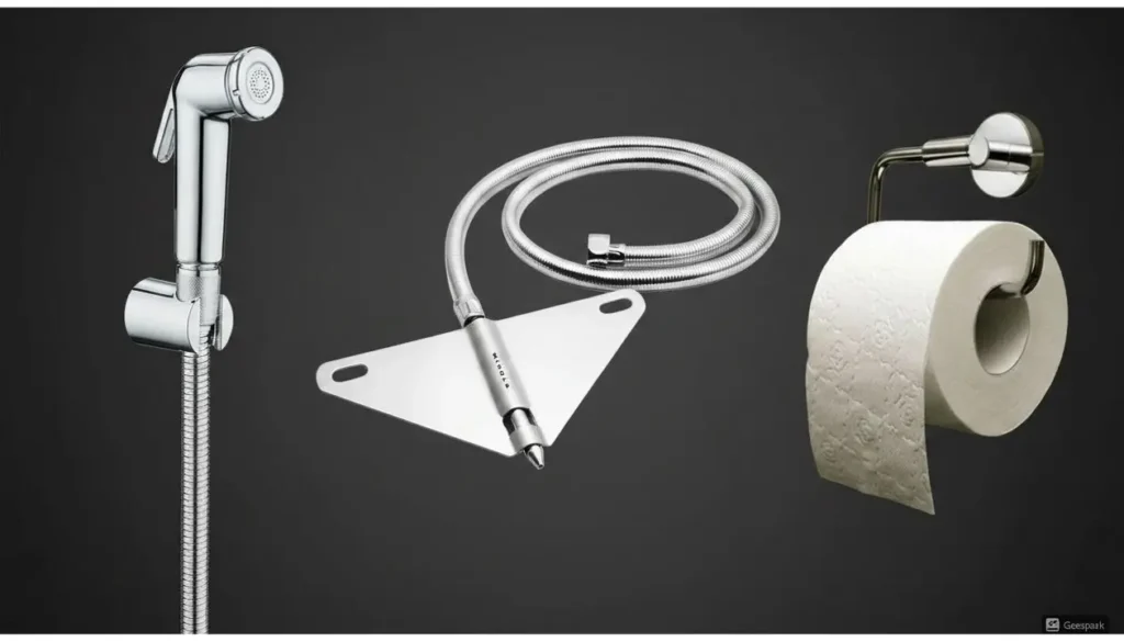 Health Faucet vs Hand-Free Toilet Spray vs Toilet Paper Roll