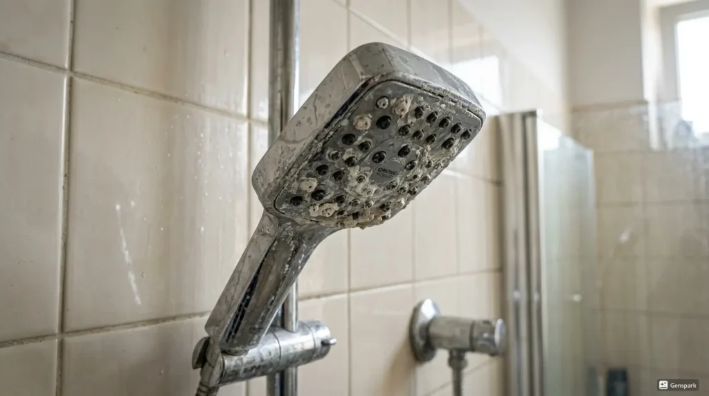 How to Clean Limescale From a Shower Head