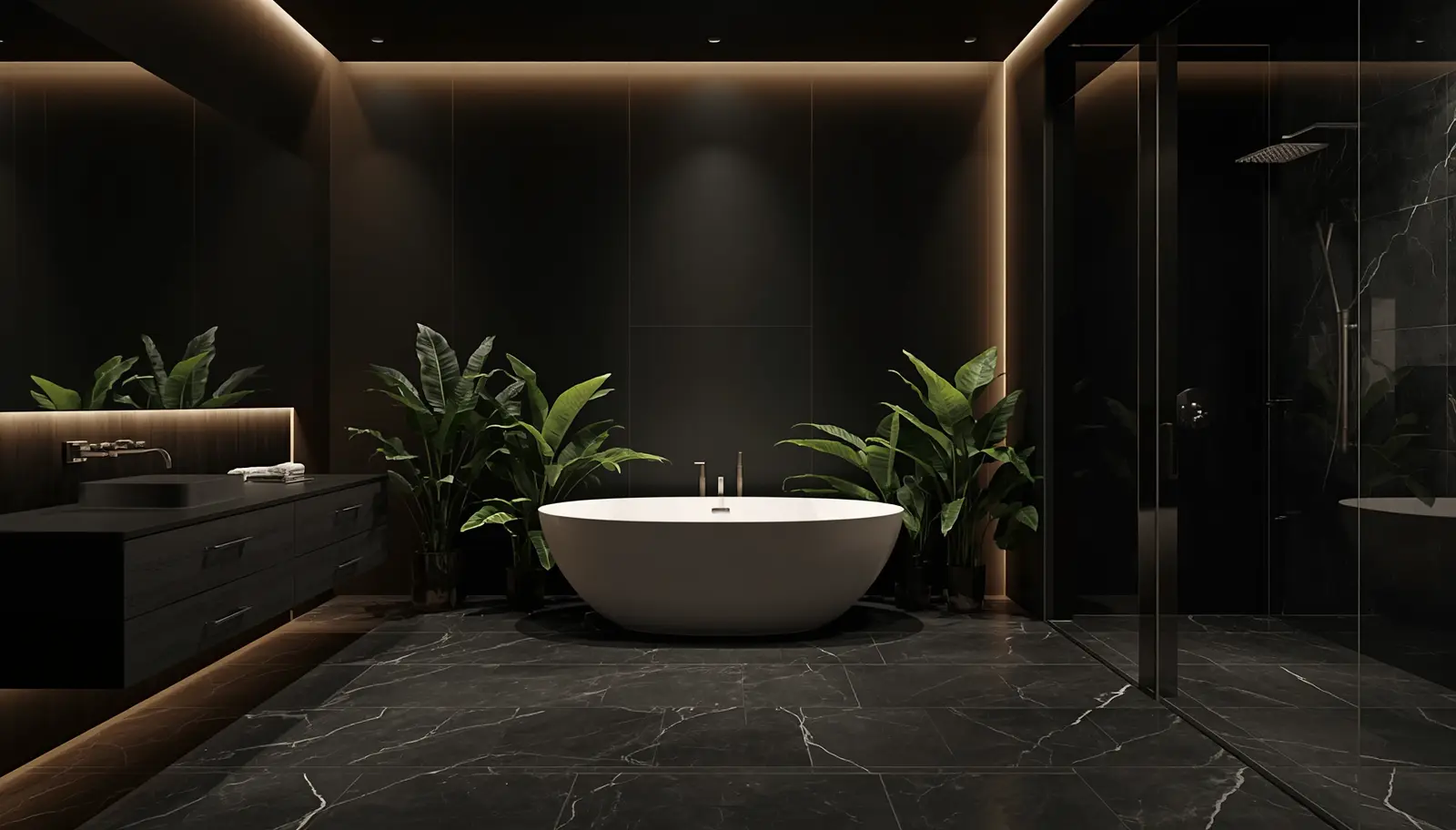 Black Bathroom Designs