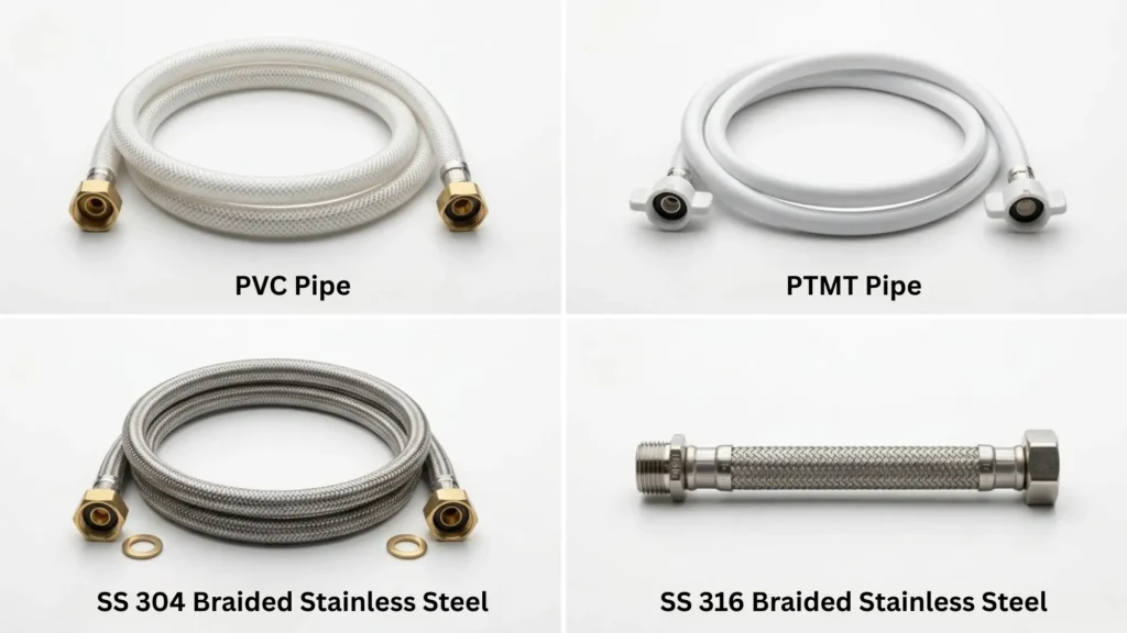 Types of Geyser Connection Pipes